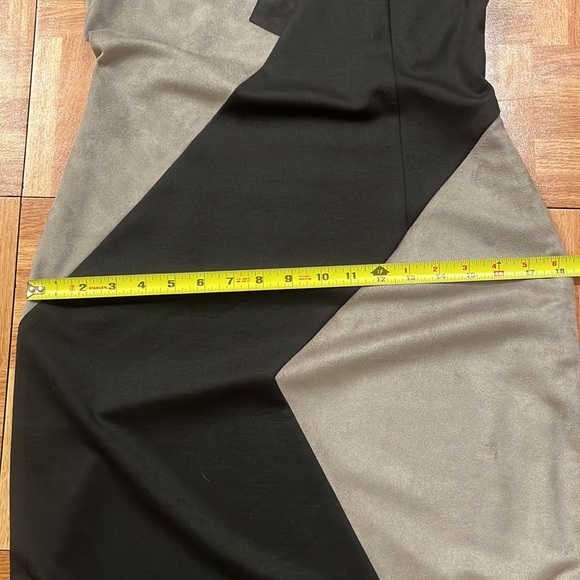 NWT Michael Tyler Collection Small S/P Black/Taupe Sleeveless Dress - Picture 10 of 12